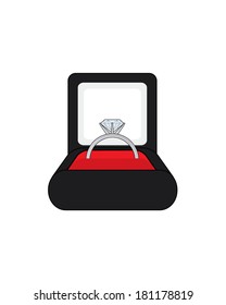 Vector Engagement Ring and Box Set