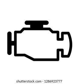 Vector engine icon. version on white background