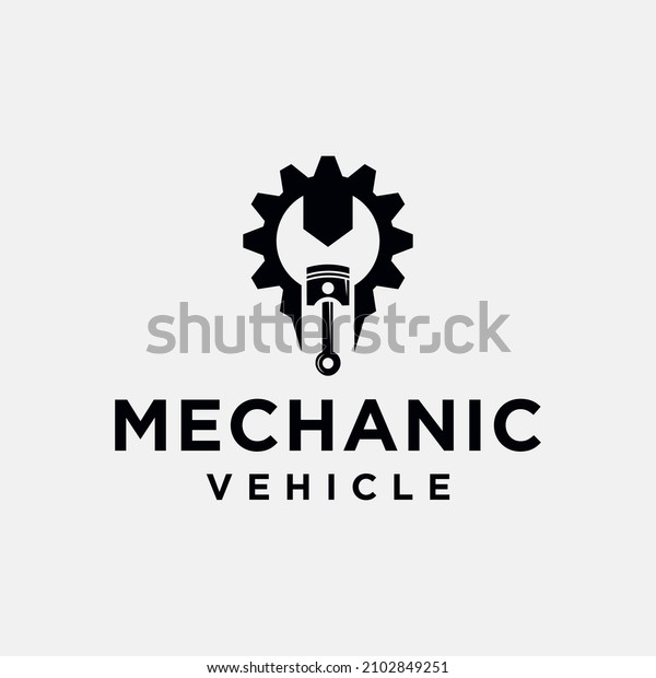 Vector engine mechanical\
technology logo automotive piston symbol logo vector engine repair\
logo 