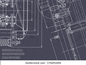 Ilustración de ingeniería de vectores. Portada, volante, pancarta, fondo