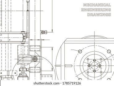 Vektorgrafik-Ingenieurgrafik. Abdeckung, Flyer, Banner, Hintergrund