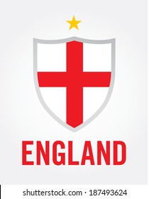 Vector England Championship Soccer Logo Crest: vector de stock (libre ...