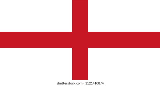 Vector of the England National Flag.