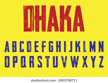 Vector English Letters Uppercase All Alphabet
