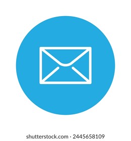 Vector envelope icon vector image can be used for office stationery