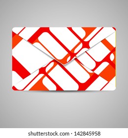 Vector envelope for your design, abstract Illustration.