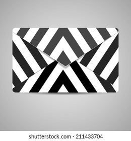 Vector envelope for your design, abstract Illustration.