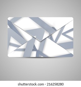 Vector envelope for your design, abstract Illustration.