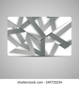 Vector envelope for your design, abstract Illustration.