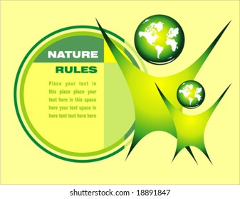 Almacenamiento del entorno del VECTOR y fondo de la tarjeta de la naturaleza