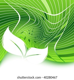 vector environmental background with copy space