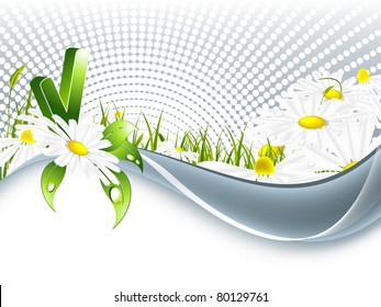vector environmental background with  copy space