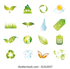 VECTOR Environmental and Green Icon collection - Set 1