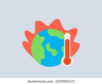 Vector of environmental pollutants. 
Environmental problem, plastic, water, industrial, vehicle, gas, air, land pollution. Design for banner, poster, card, social media, infographic. Global warming