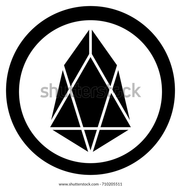 Download Vector Eos Icon On Coin Isolated Stock Vector (Royalty ...