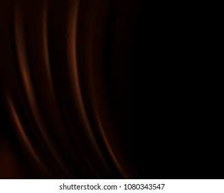 Vector eps 10 abstract smooth dark brown background
