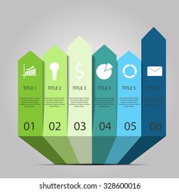 Vector  eps 10 arrows infographic Template for diagram graph presentation and chart