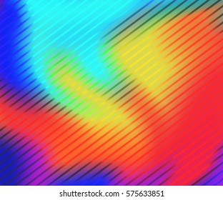 VECTOR eps 10. Background design, Geometric Lines, Wave multicolor abstract backdrop. Vector abstract trendy texture with lines, overlay effect. Ready template abstract vector background