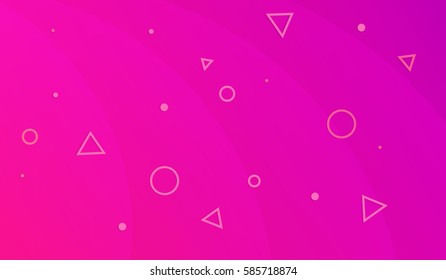IMAGE VECTORIELLE eps10. Fond d'écran, motif Multicolore. Arrière-plan rose. Arrière-plan du modèle. Recouvrir le motif géométrique à plat. Joli arrière-plans colorés. Utilisez-le pour une bannière, une affiche, un prospectus, un web design.