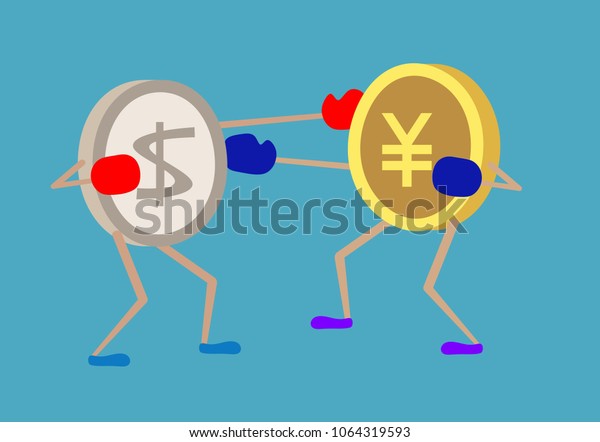 Vector Eps 10 Boxing Usd Vs Stock Vector Royalty Free 1064319593 - 