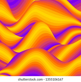 Vector EPS 10. Colorful wave background digital. Design of colour art texture. Shape background abstract brochure cover.