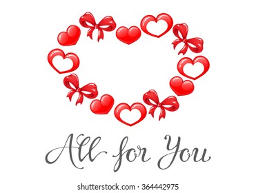 VECTOR eps 10. Design FOR Mother's day, Valentine's day, Greeting, Wedding invitations and others romantic ways to use this illustration. 