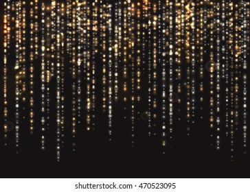 VECTOR eps 10. Glowing collection. Glitter lines and light effects isolated and grouped. Transparent sunlight lens flare. Shining elements and stars. Gold, silver, white colors. Golden texture, rings
