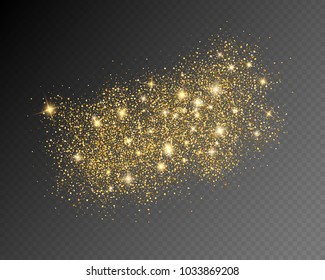 Vector eps 10 golden dust background decoration