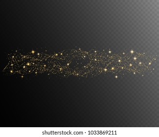 Vector eps 10 golden dust background decoration
