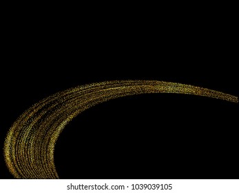 Vector eps 10 golden glitter background decoration