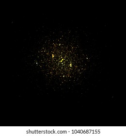 Vector eps 10 golden glitter dust background