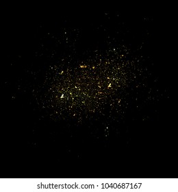 Vector eps 10 golden glitter dust background