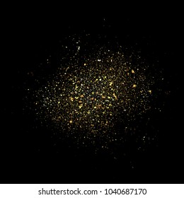 Vector eps 10 golden glitter dust background