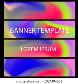 Vector EPS 10 Gradient Set. Different colors. Modern Smartphone screen, mobile app Template. Design for Wallpaper, background, banner, flyer, Social media post. 
