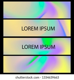 Vector EPS 10 Gradient Set. Different colors. Modern Smartphone screen, mobile app Template. Design for Wallpaper, background, banner, flyer, Social media post. 