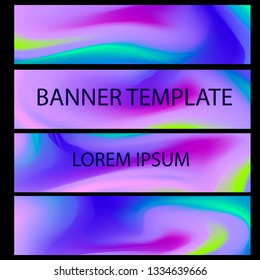 Vector EPS 10 Gradient Set. Different colors. Modern Smartphone screen, mobile app Template. Design for Wallpaper, background, banner, flyer, Social media post. 