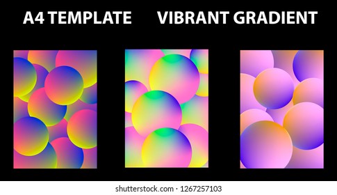 Vector EPS 10 illustration Gradient Background Texture. Template for design, banner, flyer, business card, poster, wallpaper, brochure, smartphone screen, mobile app.