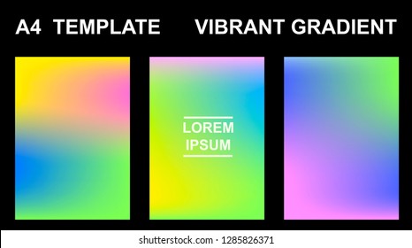 Vector EPS 10 illustration Gradient Background Texture. Template for design, banner, flyer, business card, poster, wallpaper, brochure, smartphone screen, mobile app.
