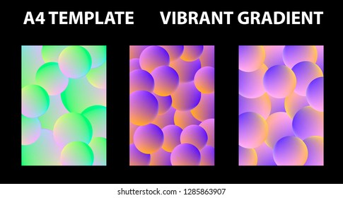Vector EPS 10 illustration Gradient Background Texture. Template for design, banner, flyer, business card, poster, wallpaper, brochure, smartphone screen, mobile app