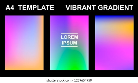 Vector EPS 10 illustration Gradient a4 Background Texture. Template for design, banner, flyer, business card, poster, wallpaper, brochure, smartphone screen, mobile app.