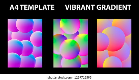 Vector EPS 10 illustration Gradient Background Texture. Template for design, banner, flyer, business card, poster, wallpaper, brochure, smartphone screen, mobile app