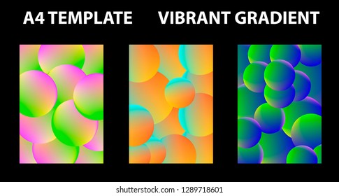 Vector EPS 10 illustration Gradient Background Texture. Template for design, banner, flyer, business card, poster, wallpaper, brochure, smartphone screen, mobile app
