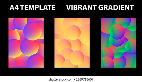 Vector EPS 10 illustration Gradient Background Texture. Template for design, banner, flyer, business card, poster, wallpaper, brochure, smartphone screen, mobile app