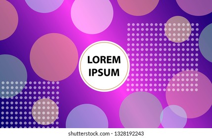 Vector EPS 10 illustration Gradient Background Texture. Template for design, banner, flyer, poster, wallpaper, brochure. Geometric shapes. Future minimal style