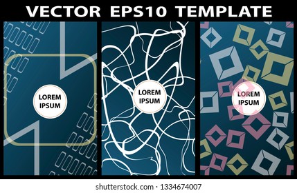 Vector EPS 10 illustration Gradient Background Texture. Template for design, banner, flyer, business card, poster, wallpaper, brochure, smartphone screen, mobile app