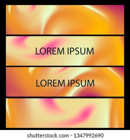 Vector EPS 10 illustration Gradient Background Texture. Template for design, banner, flyer, business card, poster, wallpaper, brochure, smartphone screen, mobile app.