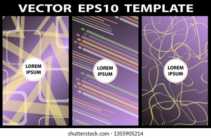 Vector EPS 10 illustration Gradient Background Texture. Template for design, banner, flyer, business card, poster, wallpaper, brochure, smartphone screen, mobile app