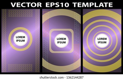 Vector EPS 10 illustration Gradient Background Texture. Template for design, banner, flyer, business card, poster, wallpaper, brochure, smartphone screen, mobile app