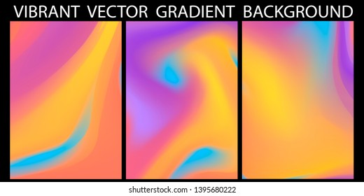 Vector EPS 10 illustration Gradient Background Texture. Template for design, banner, flyer, business card, poster, wallpaper, brochure, smartphone screen, mobile app.