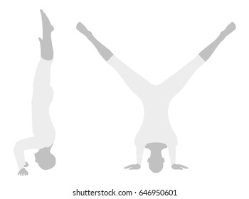 Vector - EPS 10 vector illustration of Yoga Pose